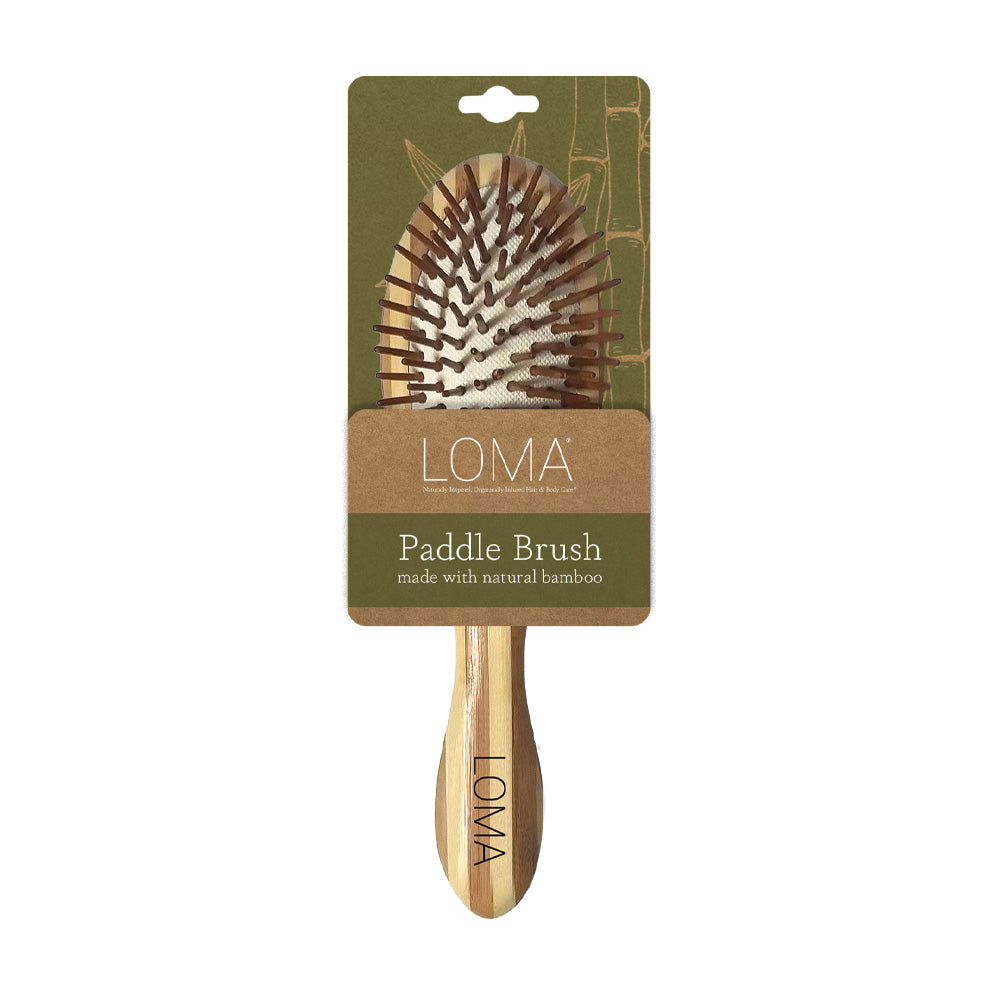 Bamboo Oval Paddle Brush