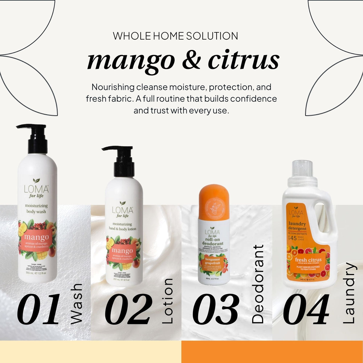Loma for Life Mango Moisturizing Hand & Body Lotion 8 fl oz