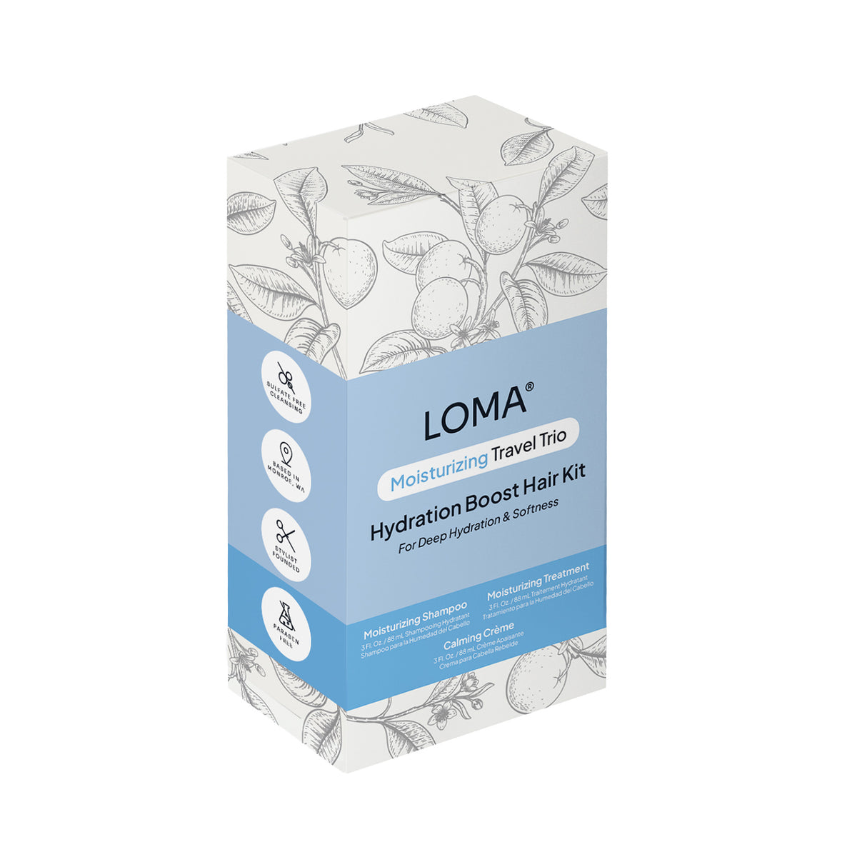 Moisturizing 3oz Travel Trio